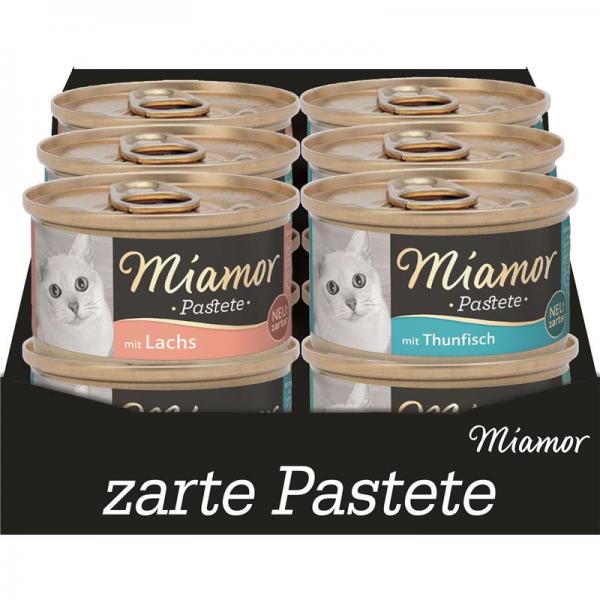 ARDEBO.de Miamor Dose Pastete Multibox Fisch 12 x 85 g