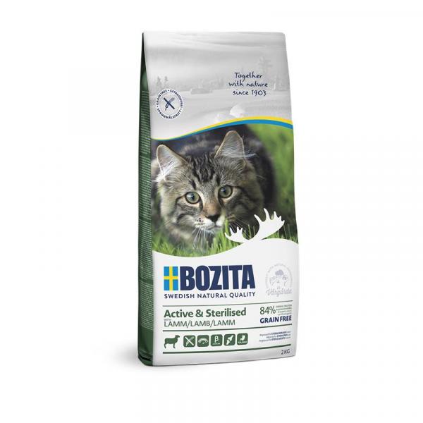 ARDEBO.de Bozita Active & Sterilised Grain free mit Lamm 2 kg