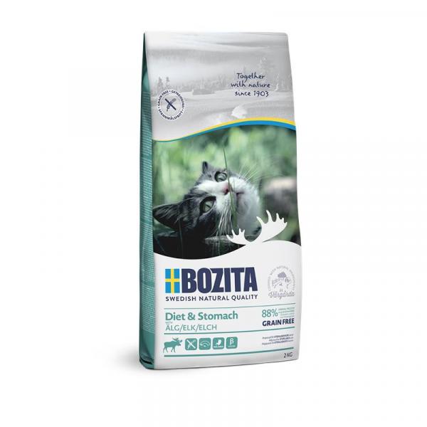 ARDEBO.de Bozita Diet & Stomach Grain free mit Elch 2 kg