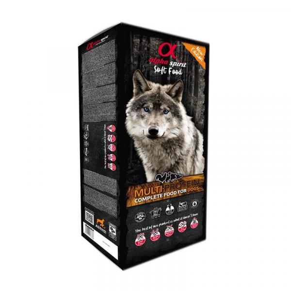 ARDEBO.de alpha spirit Dog Complete Food Multiprotein 9kg