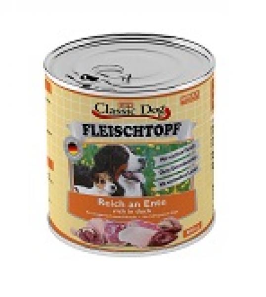 ARDEBO.de Classic Dog Dose Adult Fleischtopf Pur Reich an Ente 800g