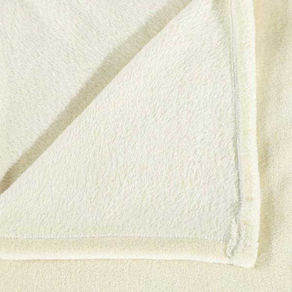 Decke Creme 130x170 cm Polyester