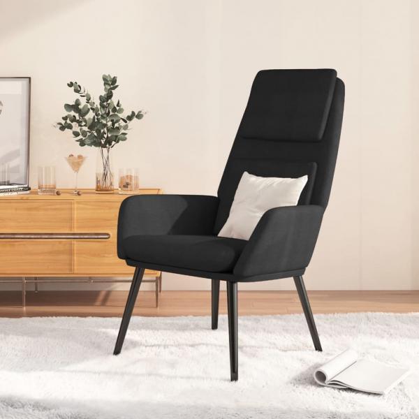 ARDEBO.de - Relaxsessel Schwarz Stoff