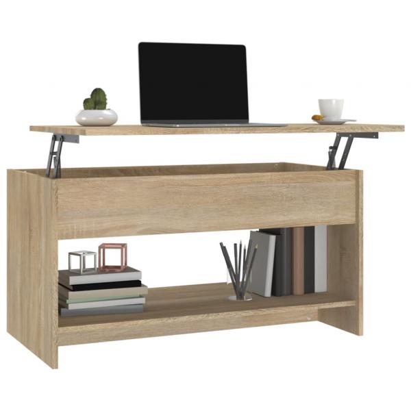 Couchtisch Sonoma-Eiche 102x50x52,5 cm Holzwerkstoff