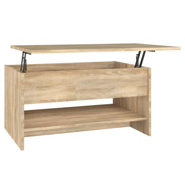 Couchtisch Sonoma-Eiche 80x50x40 cm Holzwerkstoff