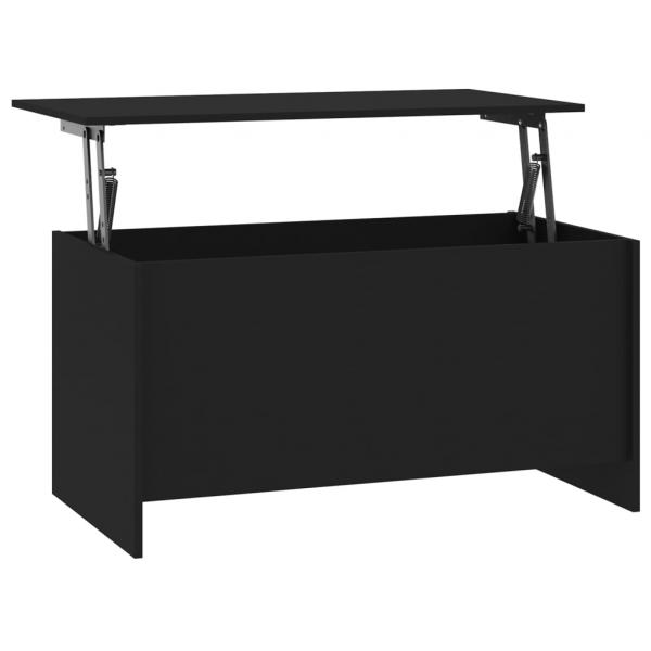 Couchtisch Schwarz 102x55,5x52,5 cm Holzwerkstoff