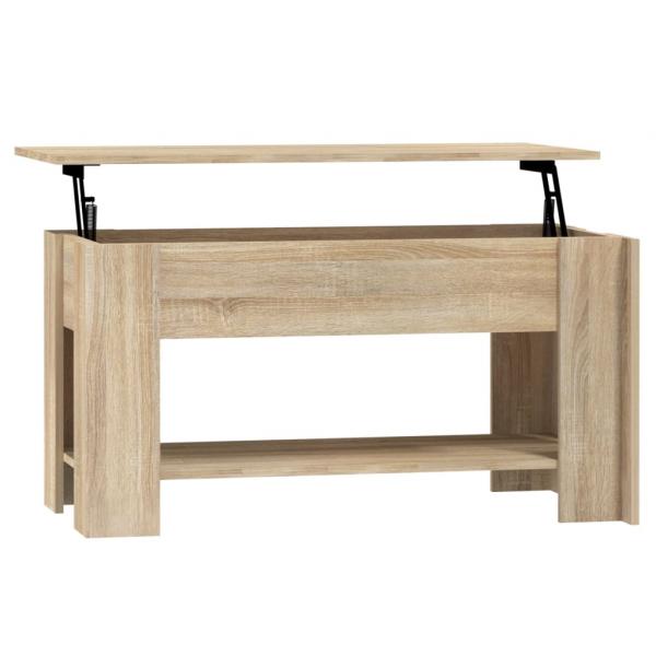 Couchtisch Sonoma-Eiche 101x49x52 cm Holzwerkstoff