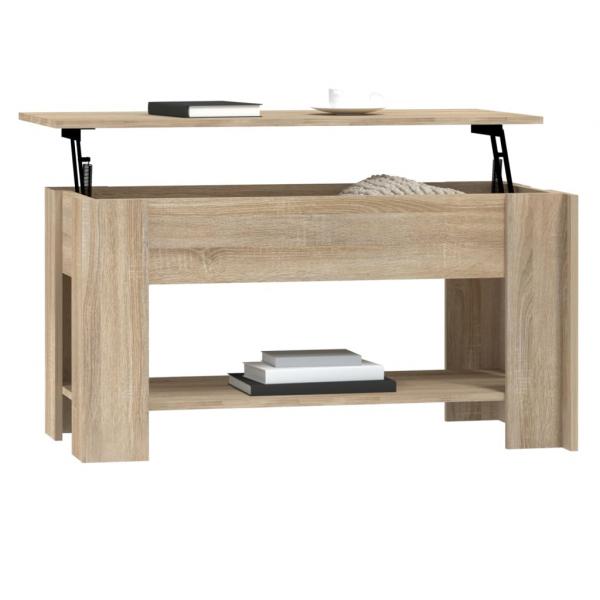 Couchtisch Sonoma-Eiche 101x49x52 cm Holzwerkstoff