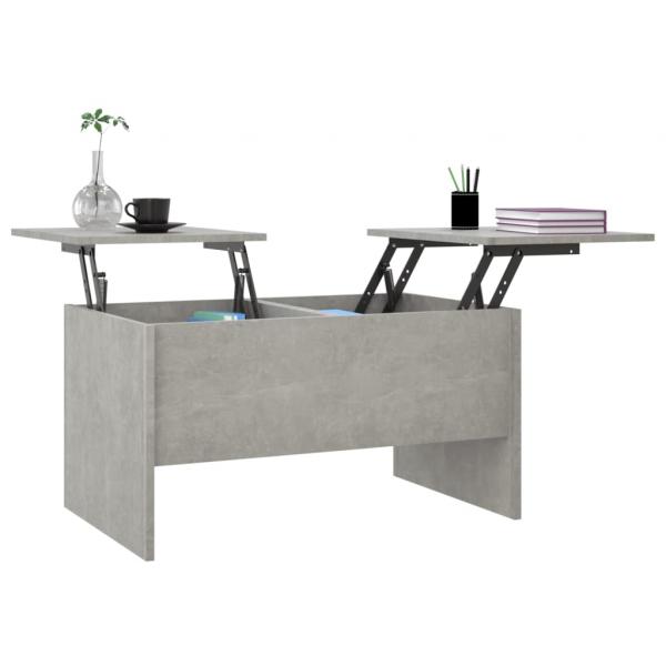 Couchtisch Betongrau 80x50x42,5 cm Holzwerkstoff