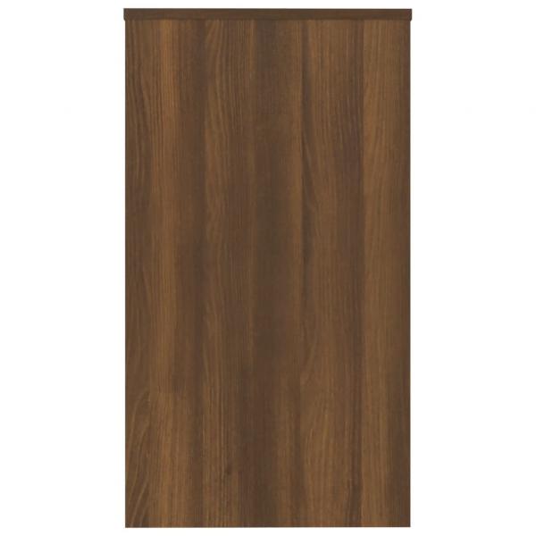 Schreibtisch Braun Eichen-Optik 90x40x72 cm Holzwerkstoff