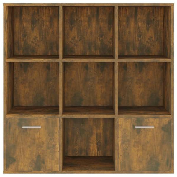 Bücherschrank Räuchereiche 98x30x98 cm