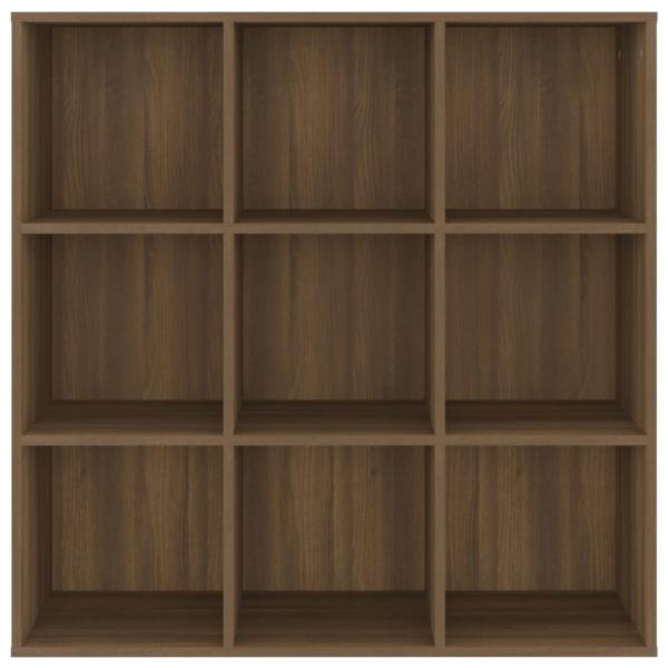 Bücherschrank Braun Eichen-Optik 98x29x97,5 cm