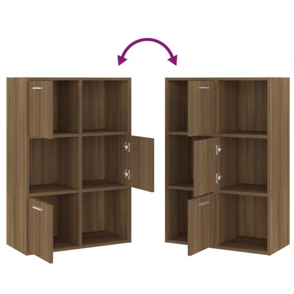 Lagerschrank Braun Eichen-Optik 60x29,5x90 cm