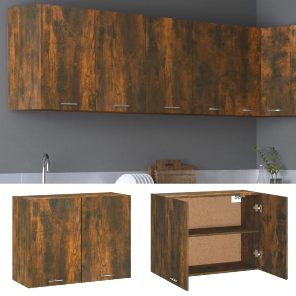 Hängeschrank Räuchereiche 80x31x60 cm Holzwerkstoff