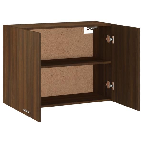 Hängeschrank Braun Eichen-Optik 80x31x60 cm Holzwerkstoff