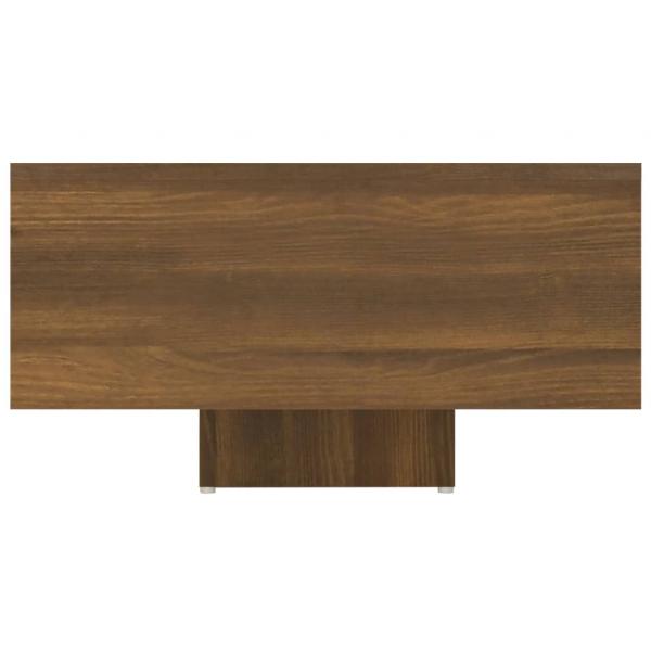 Couchtisch Braun Eichen-Optik 85x55x31 cm Holzwerkstoff