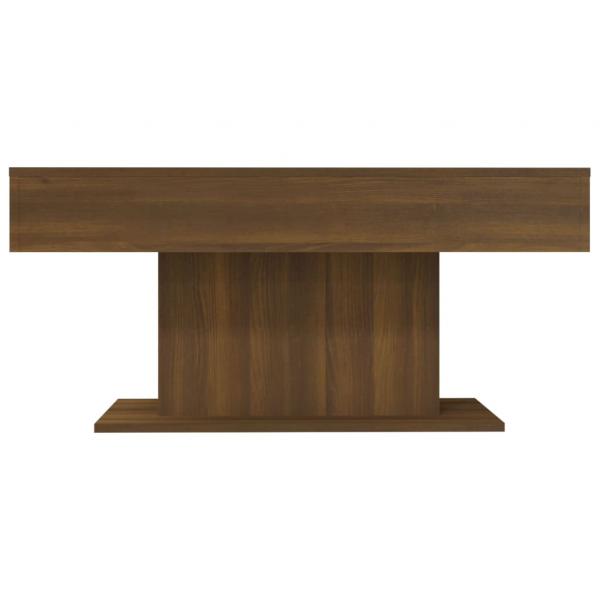 Couchtisch Braun Eichen-Optik 96x50x45 cm Holzwerkstoff