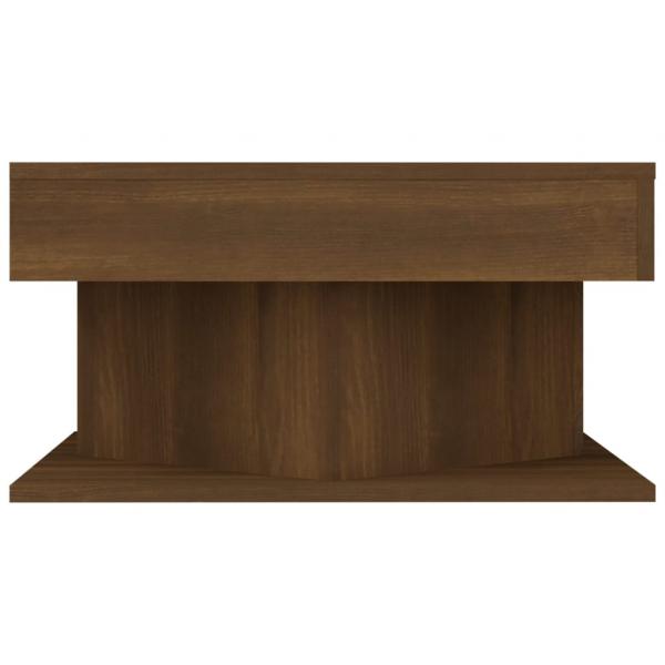 Couchtisch Braun Eichen-Optik 57x57x30 cm Holzwerkstoff