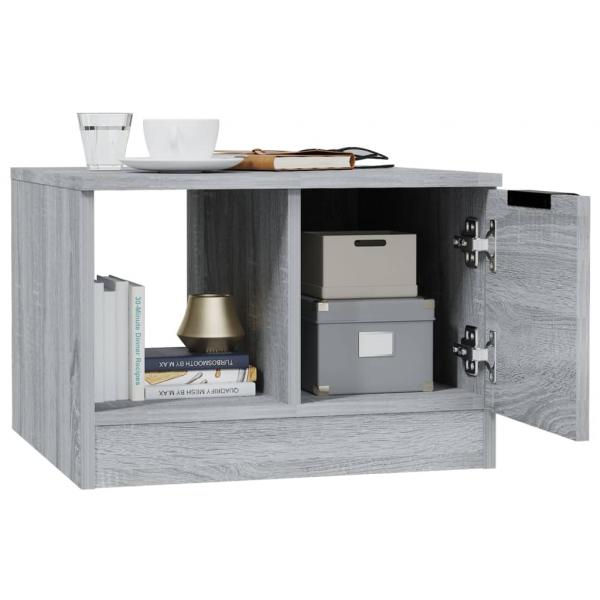 Couchtisch Grau Sonoma 50x50x36 cm Holzwerkstoff