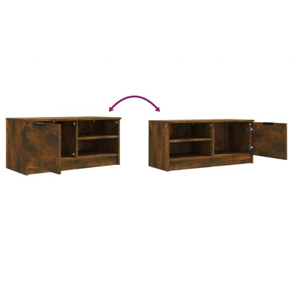 TV-Schrank Räuchereiche 80x35x36,5 cm Holzwerkstoff