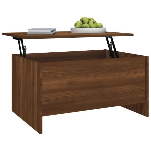 Couchtisch Braun Eichen-Optik 80x55,5x41,5 cm Holzwerkstoff