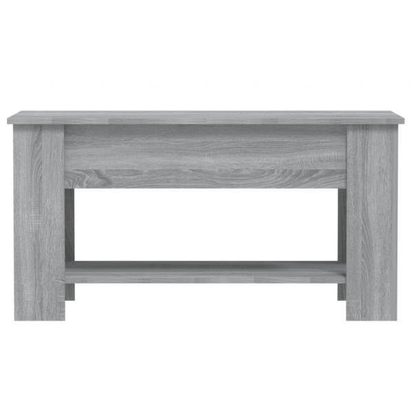 Couchtisch Grau Sonoma 101x49x52 cm Holzwerkstoff