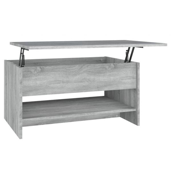 Couchtisch Grau Sonoma 80x50x40 cm Holzwerkstoff