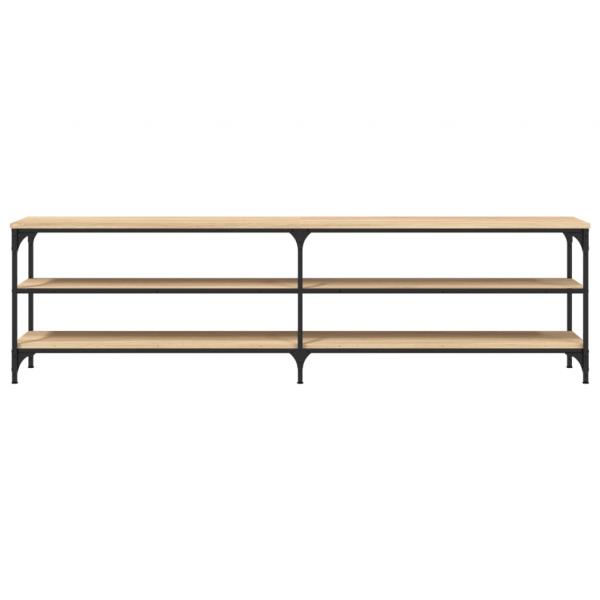 TV-Schrank Sonoma-Eiche 180x30x50 cm Holzwerkstoff und Metall