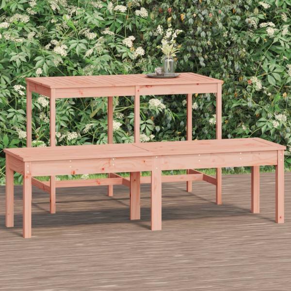 ARDEBO.de - Gartenbank 2-Sitzer 159,5x44x45 cm Massivholz Douglasie