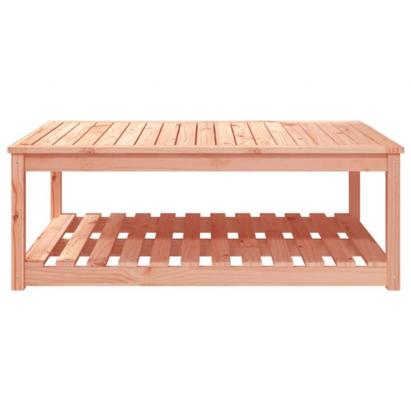 Gartentisch 121x82,5x45 cm Massivholz Douglasie