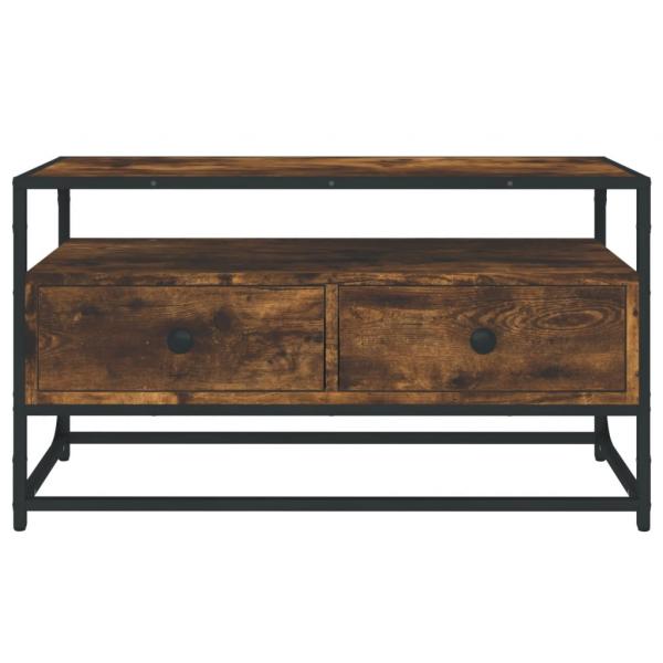 TV-Schrank Räuchereiche 80x35x45 cm Holzwerkstoff