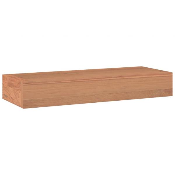 Wandregale 2 Stk. 40x15x4 cm Massivholz Teak