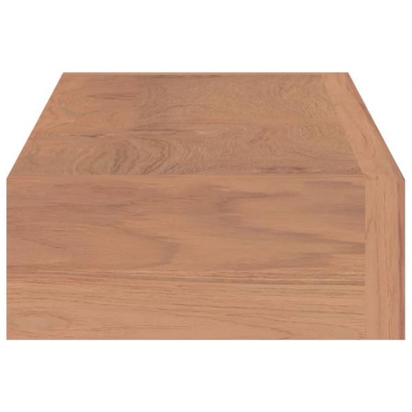 Wandregale 2 Stk. 60x15x4 cm Massivholz Teak