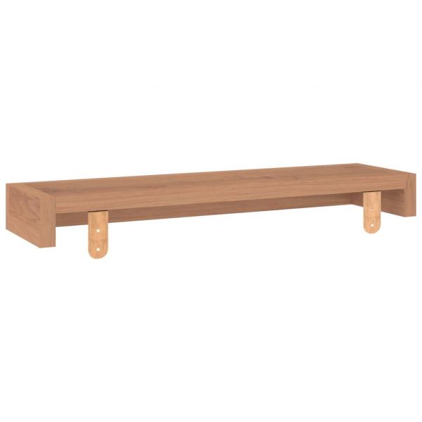 Wandregale 2 Stk. 60x15x4 cm Massivholz Teak