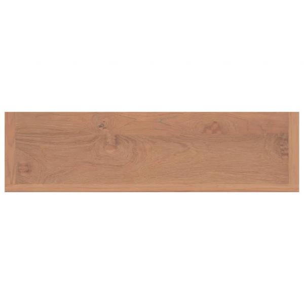 Wandregale 2 Stk. 60x15x4 cm Massivholz Teak