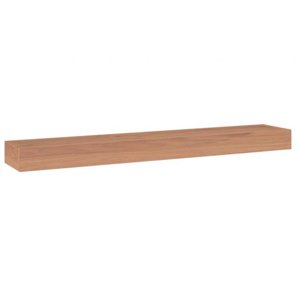 Wandregale 2 Stk. 90x15x4 cm Massivholz Teak