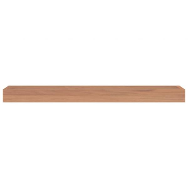 Wandregale 2 Stk. 90x15x4 cm Massivholz Teak