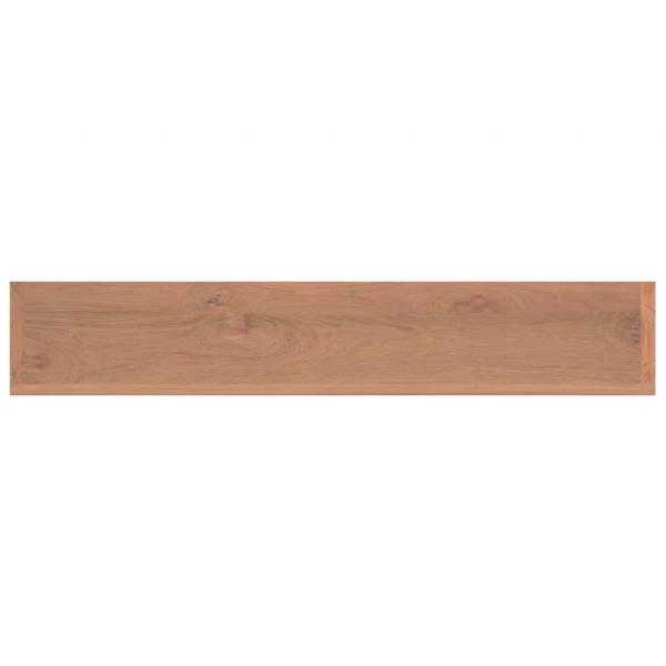 Wandregale 2 Stk. 90x15x4 cm Massivholz Teak