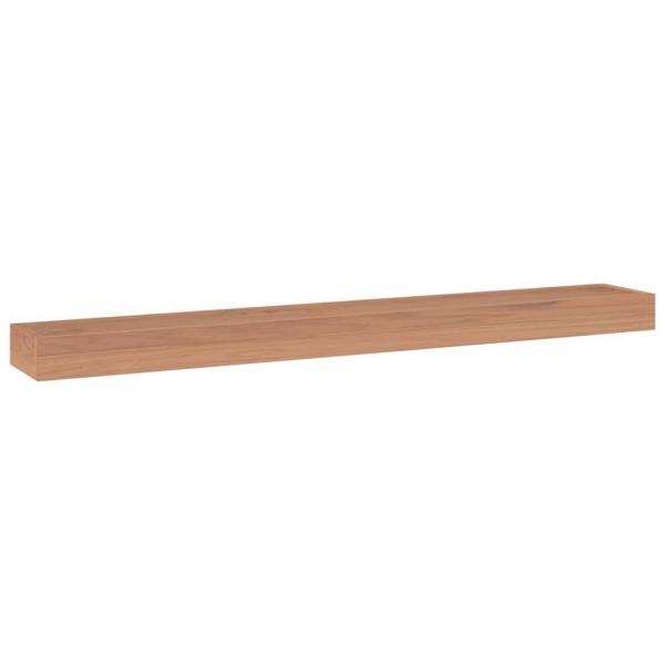 Wandregale 2 Stk. 110x15x6 cm Massivholz Teak