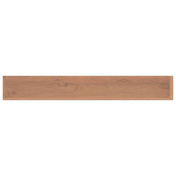 Wandregale 2 Stk. 110x15x6 cm Massivholz Teak