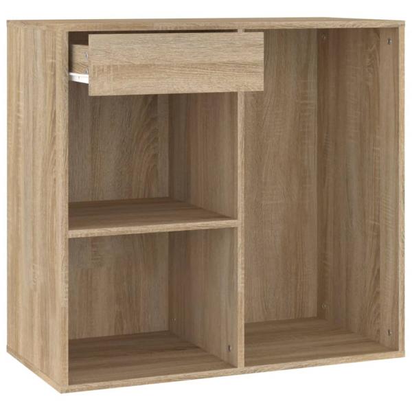 Kosmetikschrank Sonoma-Eiche 80x40x75 cm Holzwerkstoff