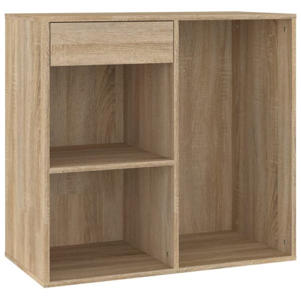 Kosmetikschrank Sonoma-Eiche 80x40x75 cm Holzwerkstoff