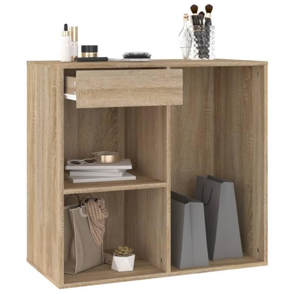 Kosmetikschrank Sonoma-Eiche 80x40x75 cm Holzwerkstoff