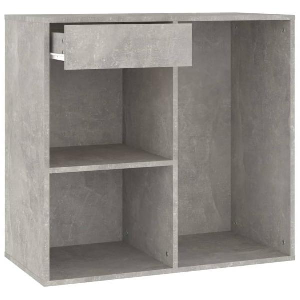 Kosmetikschrank Betongrau 80x40x75 cm Holzwerkstoff