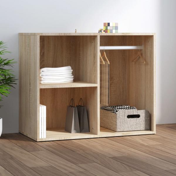 ARDEBO.de - Regal für Schminktisch Sonoma-Eiche 80x40x65 cm Holzwerkstoff