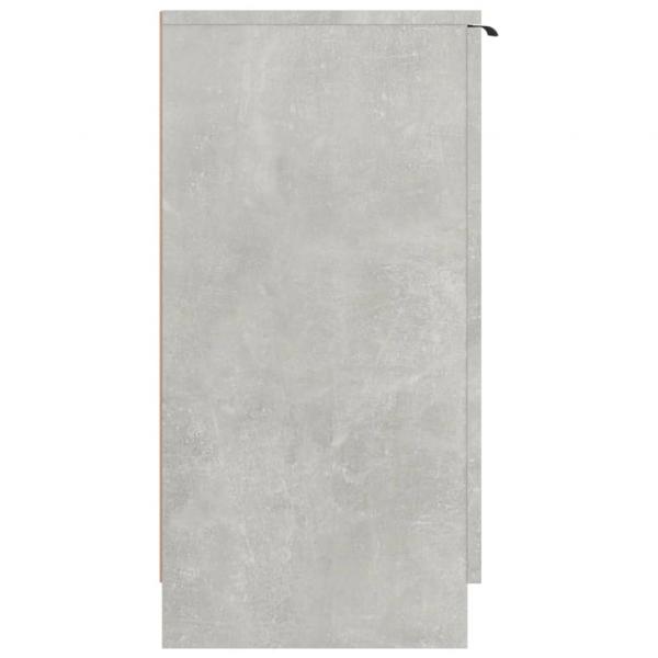 Schuhschrank Betongrau 59x35x70 cm Holzwerkstoff