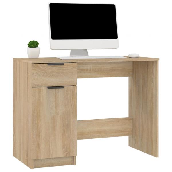 Schreibtisch Sonoma-Eiche 100x50x75 cm Holzwerkstoff