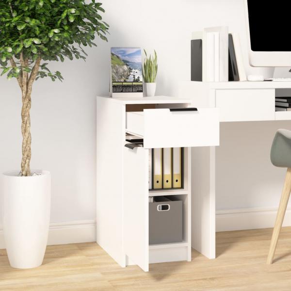 Büroschrank Weiß 33,5x50x75 cm Holzwerkstoff