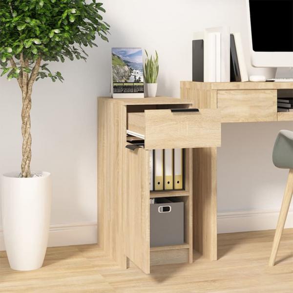 Büroschrank Sonoma-Eiche 33,5x50x75 cm Holzwerkstoff