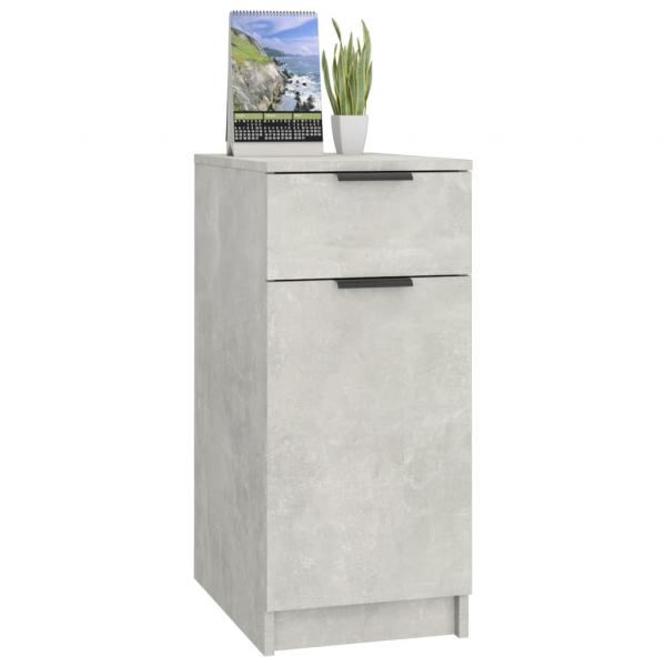 Büroschrank Betongrau 33,5x50x75 cm Holzwerkstoff